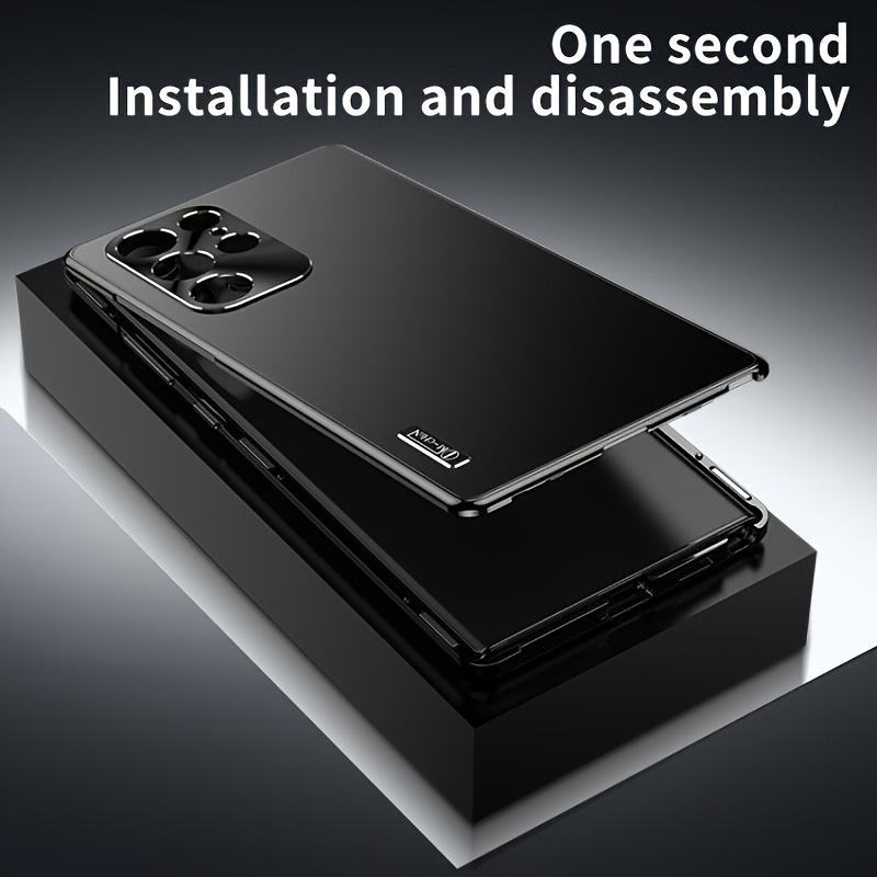 Samsung Galaxy S26/s25/s24 Ultra Case, Metal Magnetic Aluminum Alloy Thin Shockproof Back Cover (free High-Quality Screen Protector)