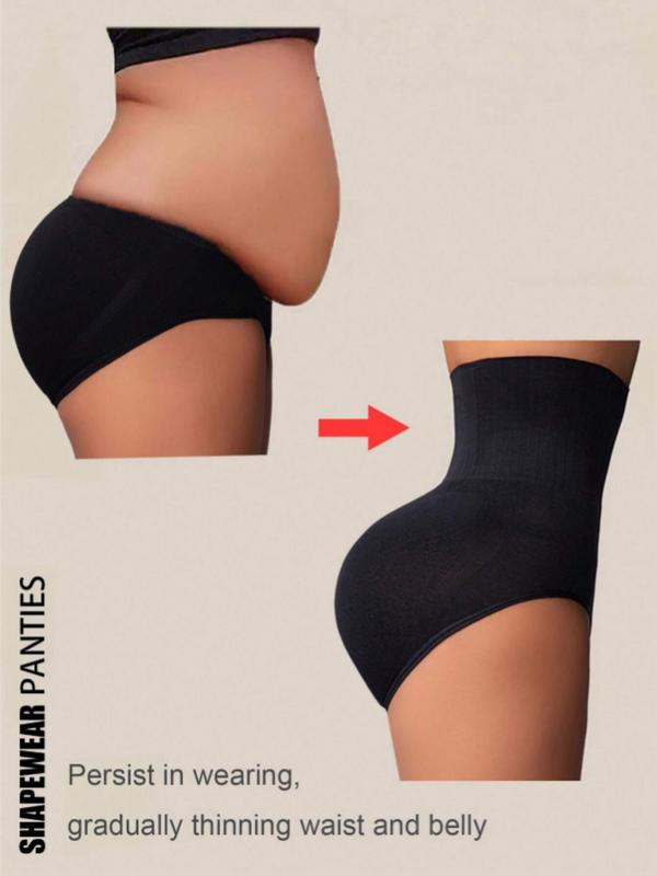 JMK 1 Count Seamless High Waist Shaping Panties, Tummy Control Underwear Slimming Butt Lifter Waist Trainer Body Shaper Shapewear Shorts,  Women's Underwear Sheath Flat Belly Lingerie Briefs,Suitable For Daily Wear Or Training, High Waist Shaperwear