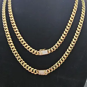 necklace  Estilo Monaco 18Klaminategold 8mm 22inch 24inch 20 inch
