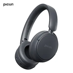 Picun B5 Wireless Headset, Bluetooth 5.3 Earbud – 3D Audio, ENC Noise Cancellation, 72H Playtime, Adjustable, Lightweight, Ideal for Gaming, Travel, Office Electronic Headset Headphone