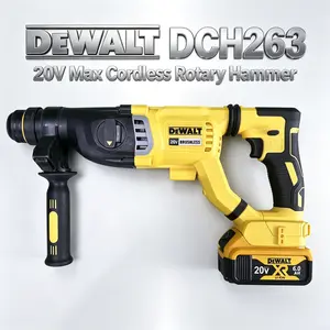 DEWALT DCH263 20V M18 Cordless Rotary Hammer, Heavy-Duty Performance for Concrete Drilling, Masonry Work & Building Construction