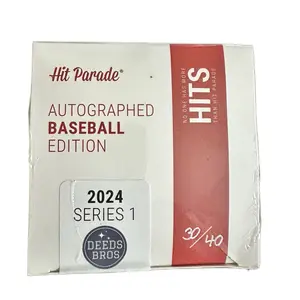 Autographed Baseball - 2025 Hit Parade DeedsBros Autographed Baseball Memorabilia Box.