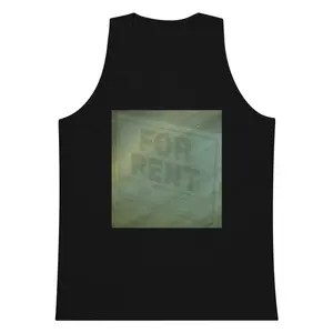 Premium Tank Athletic Cotton For Rent Men's Sleeveless Top Soft Smooth Relaxed Fit 100% Combed Ring-Spun Cotton for Workout Layering