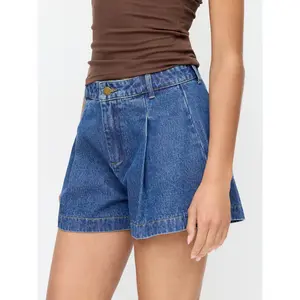 Cider Denim Low Rise Wide Leg Shorts SwimWeek