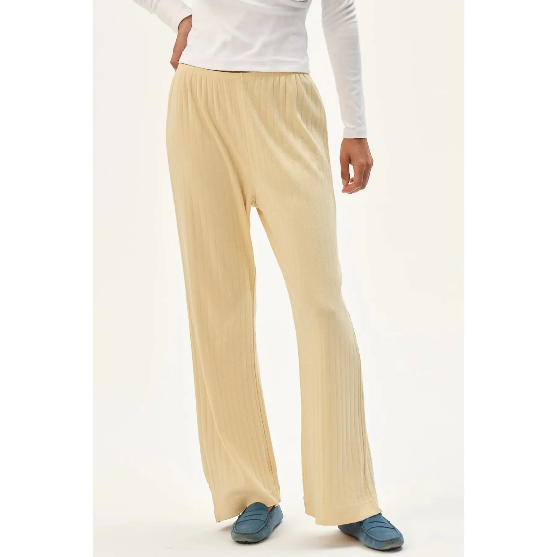 Pointelle Simple Crop Pant