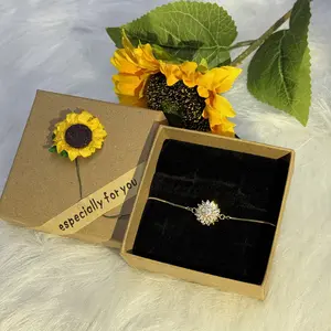 Sunflower Spinner Bracelet for Women – A Symbol of Strength, Health, and Happiness, Perfect for Calm and Relaxation Jewelry