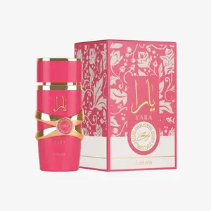 Lattafa Yara Candy EDP, 100ml (3.4 fl oz) | Women's Strawberry-Vanilla Fruity Long-Lasting Arabic Unisex Fragrance