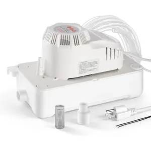 VEVOR Condensate Pump, 1/12 HP, 90 GPH, 20 ft Lift, 115V Automatic AC Condensation Removal Pump with Safety Switch 20 ft Tubing, for Air Conditioner, Dehumidifier, HVAC, Furnace, Ice Maker Water Drain