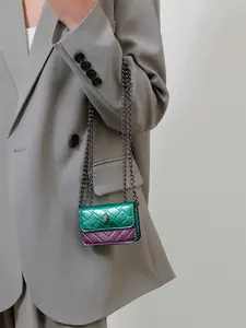 New Trendy Fashion Mini Wallet Keychain Bag, High-End Feel, Casual Style, All Seasons, Perfect Match for Daily Use