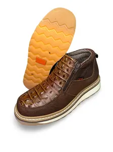 BOTIN Men's Closed Coco Print Decor Boot - Double-Density Sole, Stylish Walking Shoe for Casual Wear, Walking Shoes