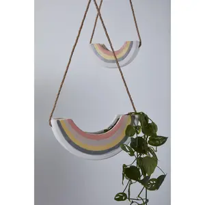 Rainbow Hanging Planter
