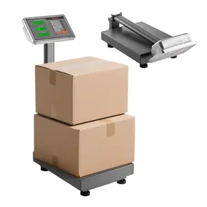 VEVOR Computing Digital Platform Scale, 660 lbs Load, 0.1 lbs Accuracy Computing Floor Scale with LB/KG, Tare, Price Calculator, Stainless Steel High - Definition Display for Boxes, Luggages, FCC ListedVEVOR Super Brand Day