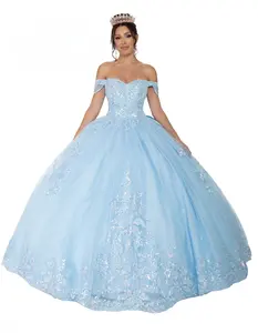 73077-XB Quince Dress with Off-the-Shoulder Sleeves and Detachable Bow Perfect for Special Occasions