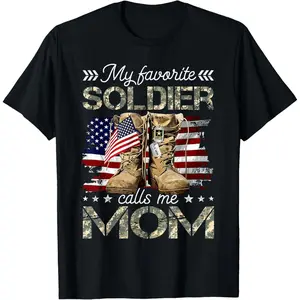 Soldier Mom Army Mom Army Graduation Mom T-Shirt