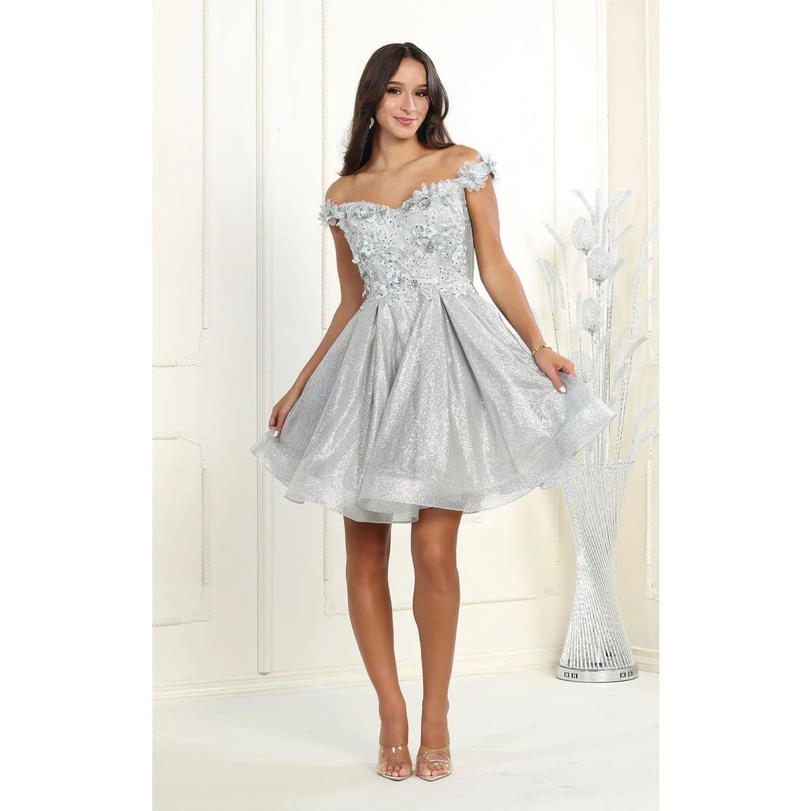 Silver Graduation Dress | Commencement Ceremony Party Outfit by MQ1854 - TikTok Shop Silver Graduation Dress | Commencement Ceremony Party Outfit by MQ1854 - TikTok Shop