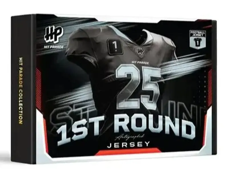 2025 Hit Parade Autographed Football Jersey 1st Round Series