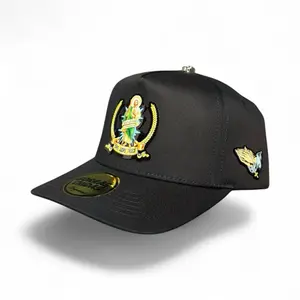 High Quality Saint Jude Plate-Style Snapback Cap, Casual Male Cap with Adjustable Fit, Premium Headwear Featuring Unique Design, Custom Emblem and Embroidery Detail
