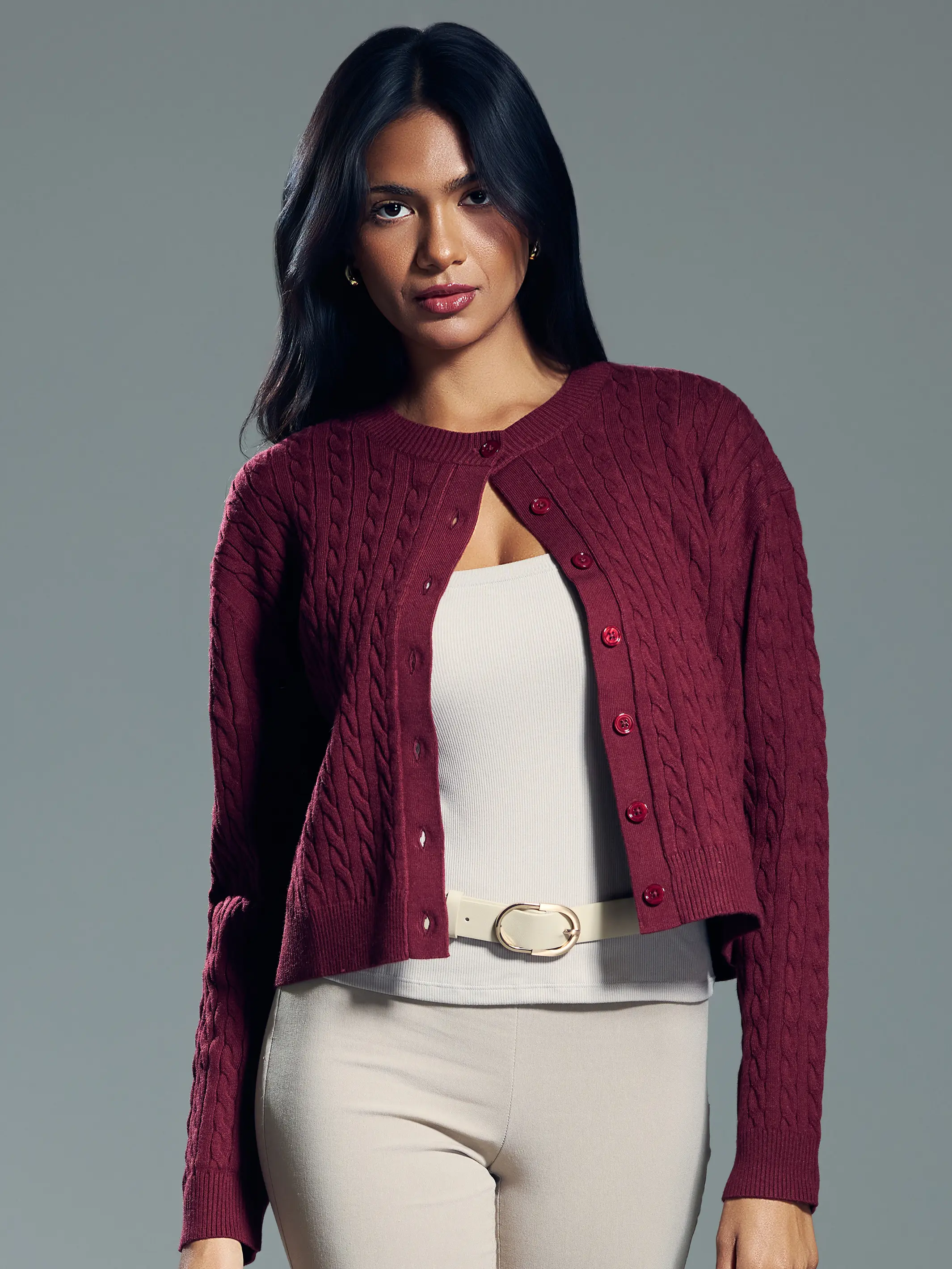 Cable Knit Cardigan Cable Knit Cardigan
