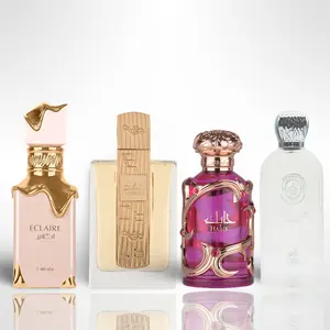 Lattafa Angham + Paris Corner Habik Women + Lattafa Éclaire + Maison Alhambra Delilah Blanc Eau De Parfum 100ml (3.4 oz) – Fragrance Gift Bundle