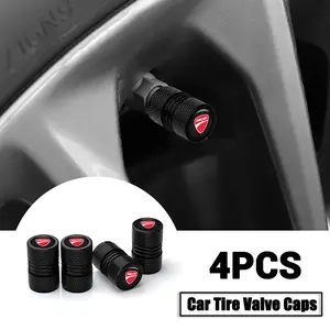 4pcs Car Wheel Tire Valve Caps Air Stem for Ducati Monster Panigale Diavel Superleggera Scrambler 950 959, Motorcycle Accessories