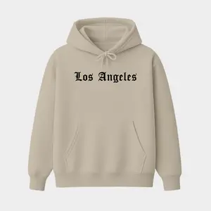 Los Angeles Hoodie – Minimalist Streetwear Pullover, Graphic City Hoodie, Trendy Casual Apparel, Unisex Travel Outfit Top