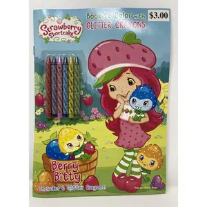 Strawberry Shortcake Coloring Book With Glitter Crayons 2009