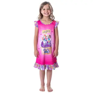 Polly Pocket Toys Girls' Tiny Is Mighty Kids Pajama Nightgown Sleep Shirt