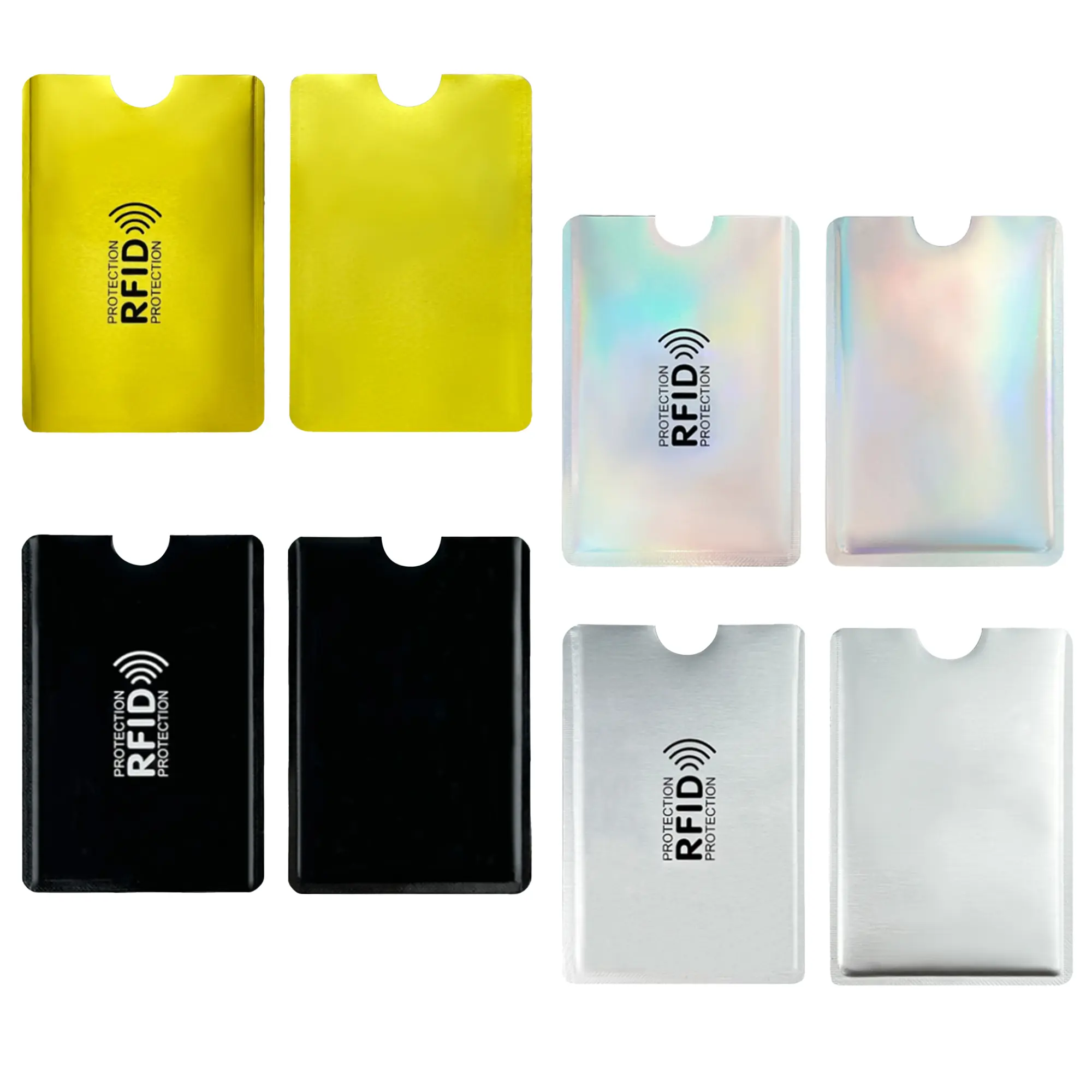 8 Counts RFID Blocking Sleeves Set, for securing credit cards in your  everyday wallet - TikTok Shop