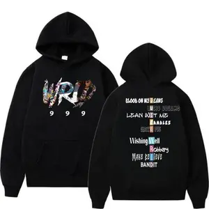 🎤Juice 999 Hip Hop Rapper Hoodie, Tour Concert Graphic Pullover, Trendy Rap Streetwear, Unisex Gothic Hoodie, Casual Long Sleeve Sweatshirt, Urban Style Fall Winter Fashion, Music Fan Gift, TikTok Viral Hoodie