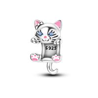 Beautiful Cat Hug Charm