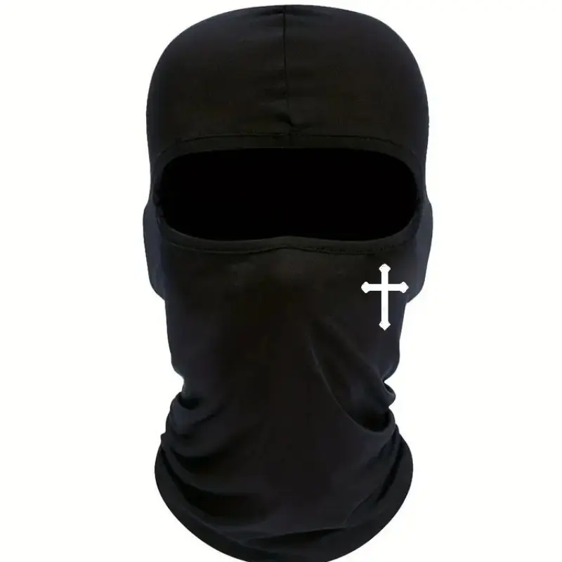 Breathable Cross Balaclava Full Face Premium Ski Mask, Ideal for Bicycle, Motorcycling, Hiking, Skiing, Outdoor Sports Gear Full Face Cover