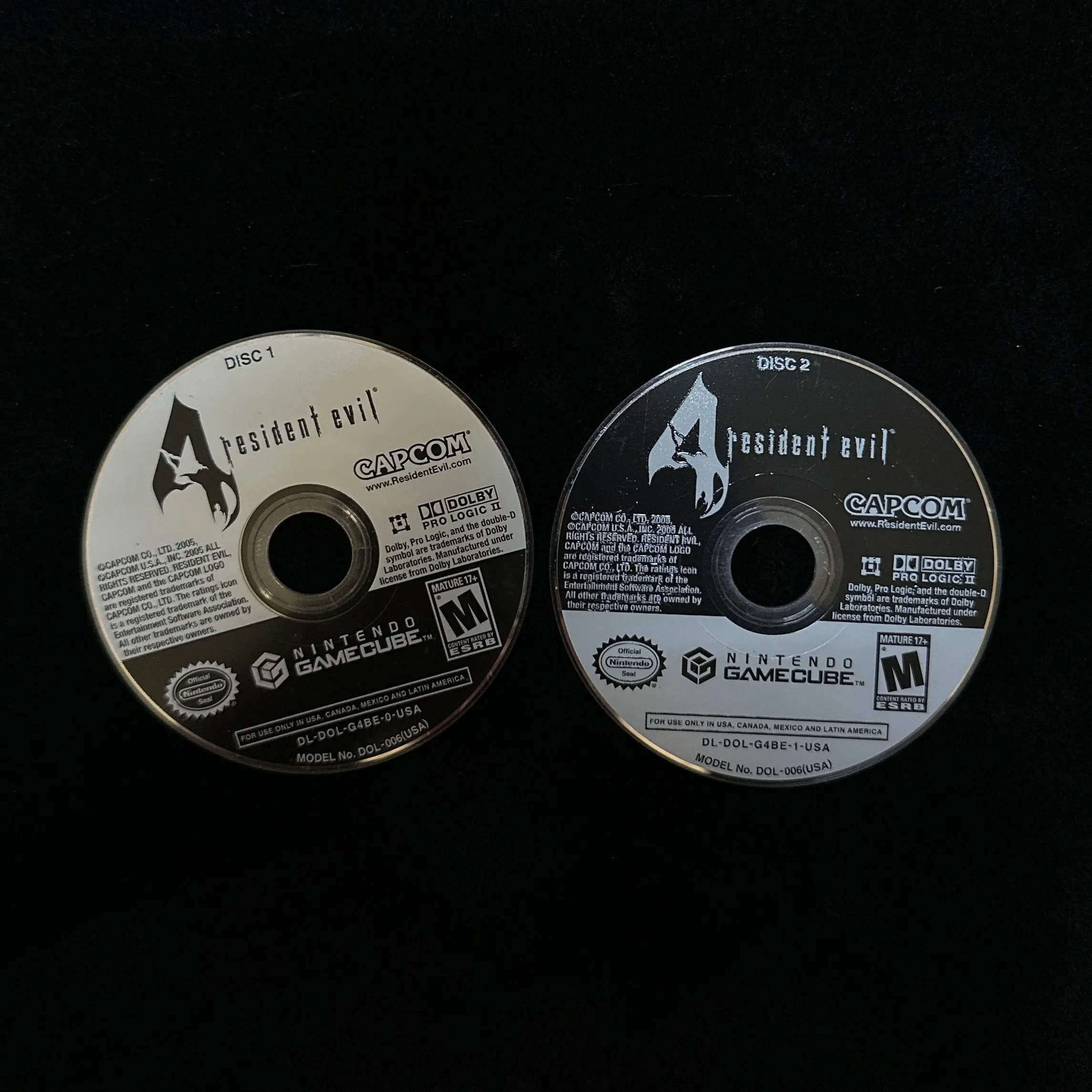 Resident Evil 4 for Nintendo GameCube (loose discs)