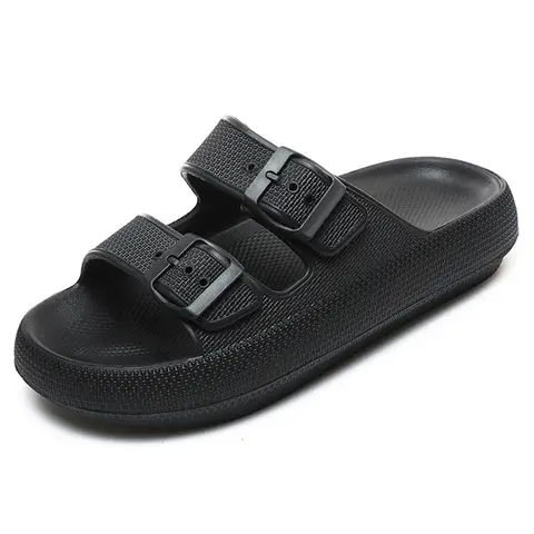 Cloud Slippers for Women & Men, Summer Vibes Pillow Slippers  Soft Squishy Waterproof Pillow Slides,Anti Slip Comfort Slides for Indoor & Outdoor