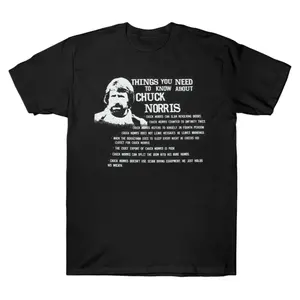 Oversized Chuck Norris Walker Texas Ranger and Chuck Norris Facts Meme Jokes T-Shirt Streetwear Holiday Wear y2k cotton fashion Streetwear Lover Gift Top Trending