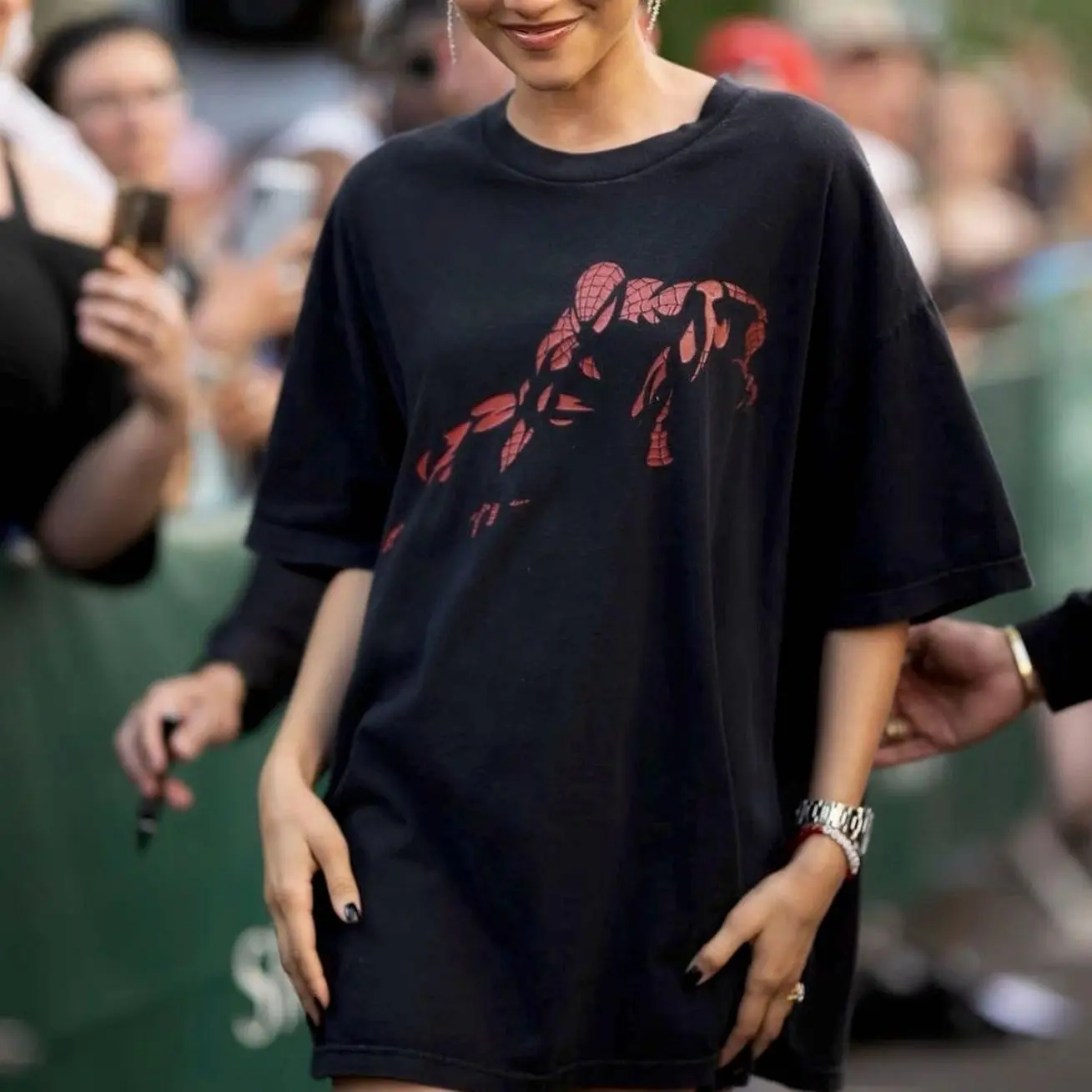 Vintage Spider Graphic Tee Worn by Zendaya, Merch Movie Shirt, Super Hero Spider Women's Ideal Racerback Tank Top OCD V9C