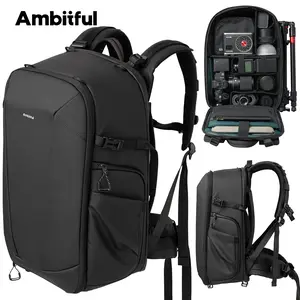 Ambitful Large Magic Camera Backpack - Waterproof Professional Photography Bag for Cameras & Studio Use