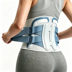COFCARE Unisex Ergonomic Lumbar Support Low Back Brace - Adjustable Posture Corrector, Spinal Adjustable Breathable Lightweight Waist Support Belt, Low Back Pain Relief, Slim Fit Wellness Essential for Desk Jobs, Driving( S-3XL)