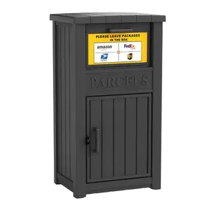 Kayoura Anti-Theft Waterproof Mailbox - Large Capacity Lockable Delivery Storage Box for Outdoor Porch & Curbside - Weatherproof Cold-Pressed Steel Package Drop Box for Home Security -  parcel drop collector post mailbox metal parcelbox apartment garden m