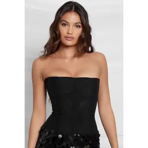 Mesh corset top - blackRAIMENTRY