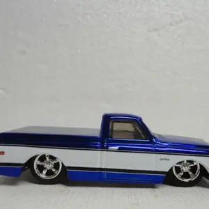 Hot Wheels RCL C-10 Model Car - Blue and White Color Scheme - Collectible Toy Vehicle