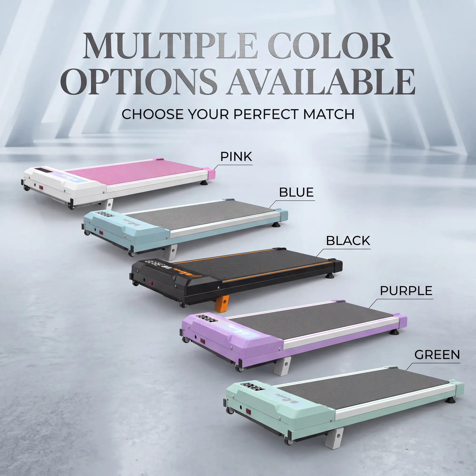 Portable 4-in-1 Walking Pad Under Desk Treadmill with 265LBS，0°-2.4° Incline,2.5HP Low Noise Brushless Motor,Shock Absorb 5-Layer Running Belt,ideal for Home Office Small Apartment，Multi Color Available