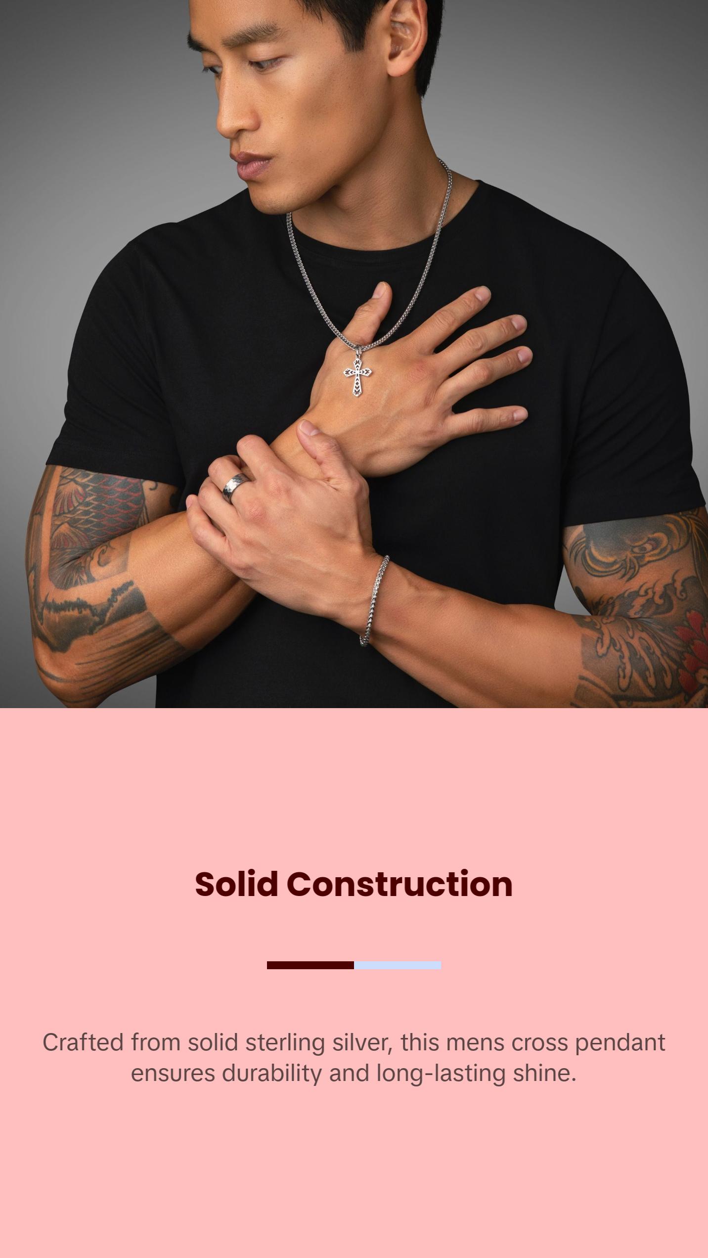 Honor, Silver Cross Pendant