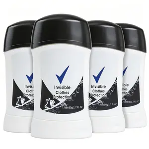 Solid Stick  Body Deodorant |Aluminum Free | All-Day Odor Protection |  4  PCS Portable