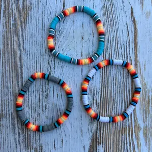 Handmade Western Inspired Bracelets - Heishi Beads Handmade Western Inspired Bracelets - Heishi Beads