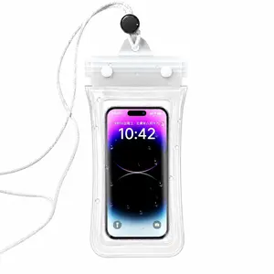 Waterproof Phone Pouch,Floatable Waterproof Phone Pouch with Touchscreen,Universal IPX8 Waterproof Cell Phone Case,Underwater Photography,for Swimming,Rafting,Diving,for All Models