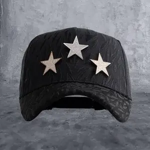 Barbas x CT Rockstar G5 Cap - Chrome Material, Black & Gold Design, Authentic Verification Chip, High Quality G5 Model, Versatile Use