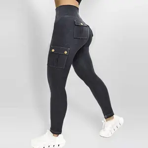 Women'sGraphicPrintHighWaistLeggingswithFlapPocketsTummyControlWorkoutActivePants