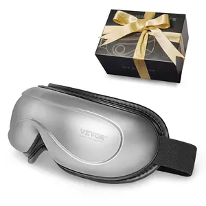 VEVOR Heated Eye Massager Eye Care Device 5 Modes Bluetooth Music 180° Foldable, Christmas presents for friends, husbands and wives