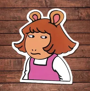 SIde Eye Funny sticker for your car, books, laptops, & more