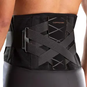 Copper Fit X-Back Brace, Adjustable Breathable Lumbar Support for Men and Women